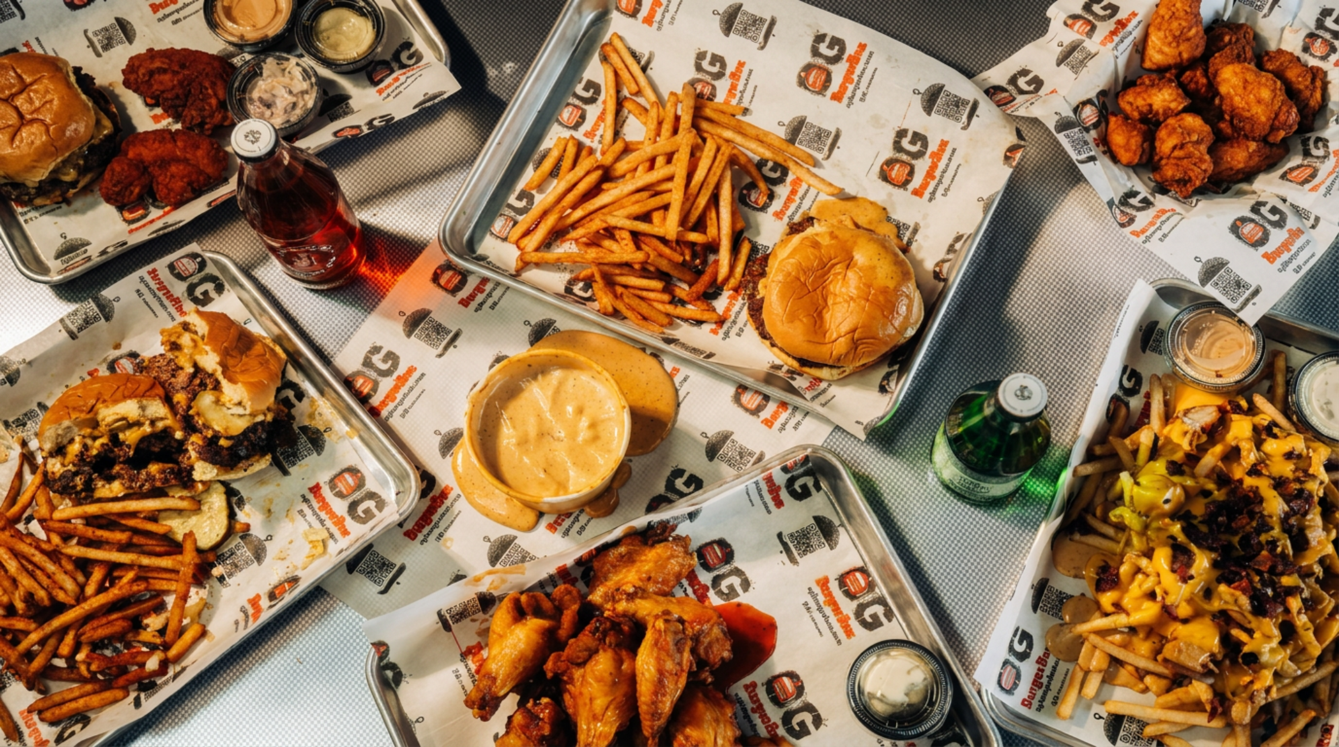 Fries, chili and shakes