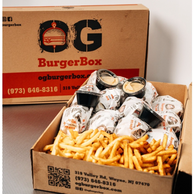 12 Double Burgers w/ French Fries